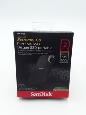 SANDISK Extreme GO 2TB Portable External SSD Solid State Drive Storage Device