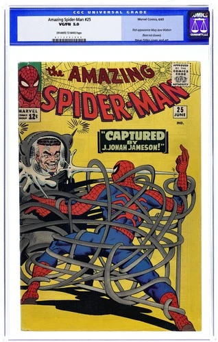 Amazing Spider-Man #25 CGC 5.0 1965 0112661006 1st app. Mary Jane Watson (cameo