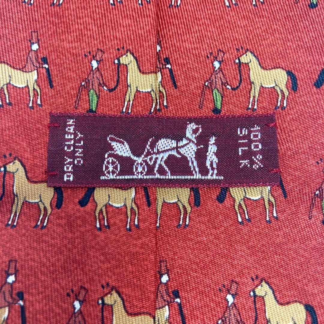 【Excellent Condition】Hermes Small Pattern Tie – H… - image 2