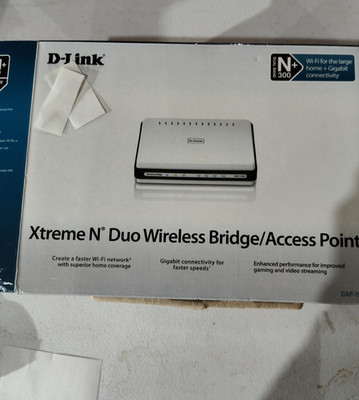 D-Link Extreme N Duo Wireless Bridge/Access Point Model DAP-1522 + ADAPTER A6
