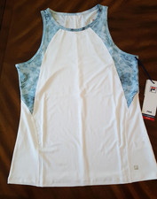 Fila Women's Essentials Full Coverage Tennis top Tank TW016437 109 White