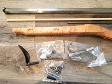 PARTS LOT Hawken Muzzleloader 58 GM Barrel L&R Percussion Lock Fancy Maple Stock