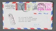 MayfairStamps Belgium 1964 Leuven to Columbus OH Air Mail Cover aaw_71441