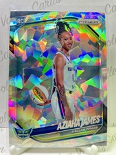 Aziaha James RC 2025 Panini Prizm WNBA Ice Prizms #141 Dallas Wings