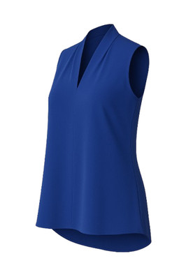 Philosophy Royal Blue Top High Low Top Cut & Sew Knits Washable Sz XS,S,M,XL NWT