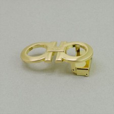 Salvatore Ferragamo Gold Classic Alloy Belt Buckle for 34-35mm belt