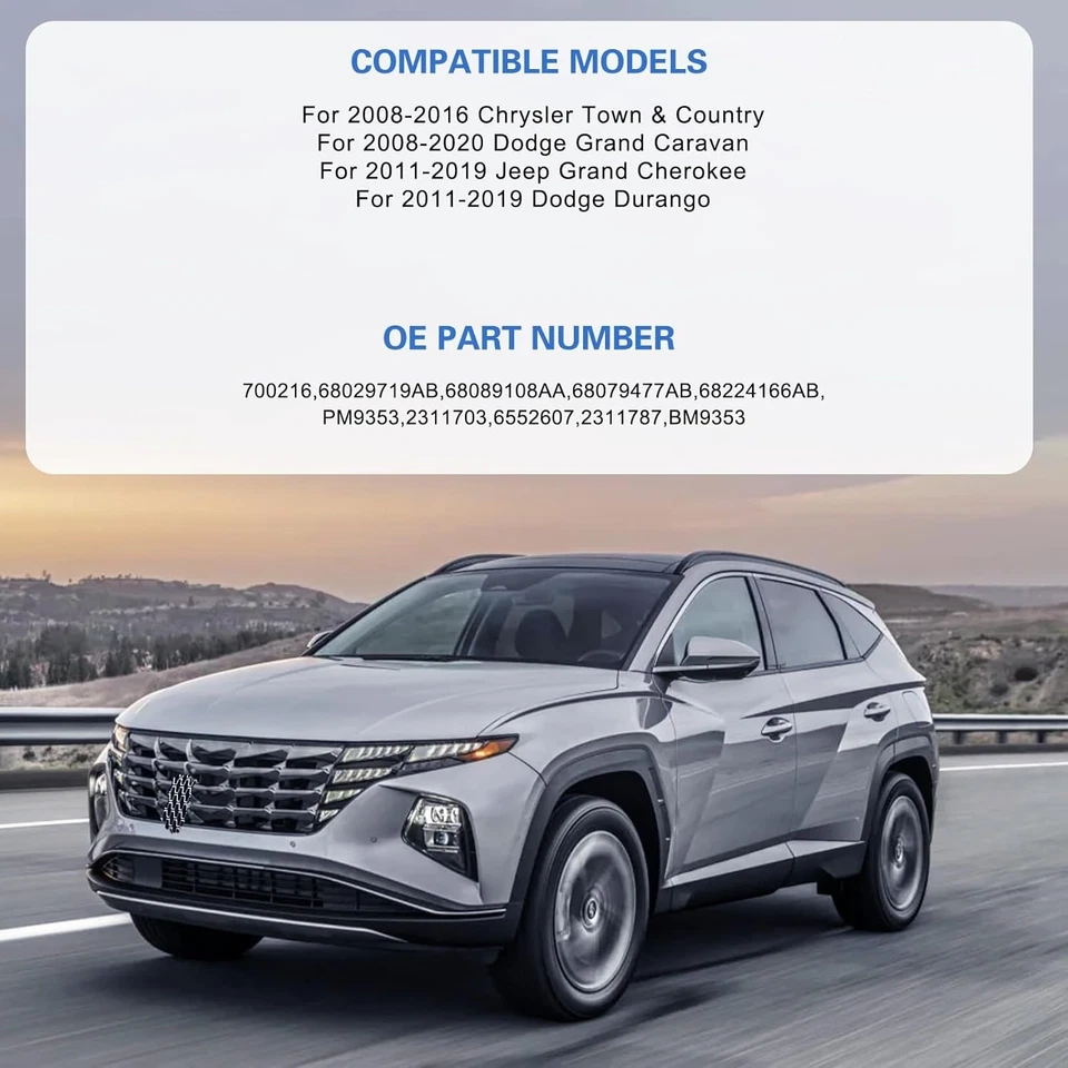 A/C Heater Blower Motor w/ Fan Cage For 2011-2021 Jeep Grand Cherokee 700216 Foto 2 de 4