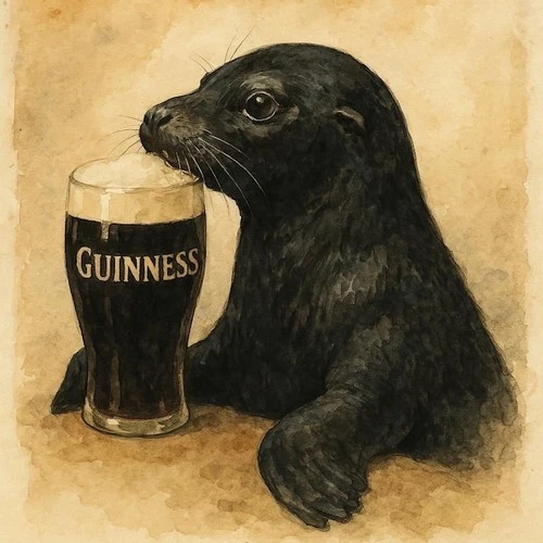 Guinness Beer Vintage Poster Print 12x8in Metal Sign  Pint Irish Lager