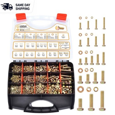 Versatile 1045PC Bolt and Nut Set, Grade 8.8, M4-M10, Perfect for DIY Projects