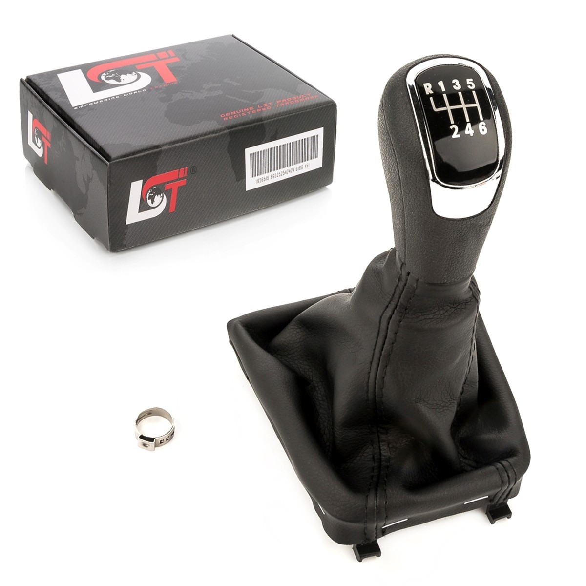 Shift Knob Shift Boot 6 Gear Chrome for SKODA YETI 5L 4x4