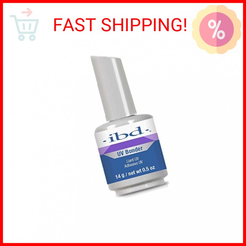 IBD UV Bonder for Excellent Adhesion, Great for Nail Gels and Acrylic Nails 0.5
