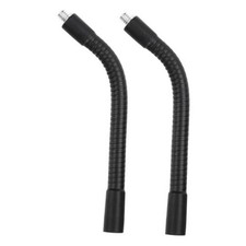 6" Gooseneck, 2Pcs 1/4"-20 Female to Male Thread Metal Universal Hose