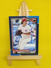 2024 Bowman Draft Blue Luke Holman #'d 124/150 - CINCINNATI REDS #BD-100