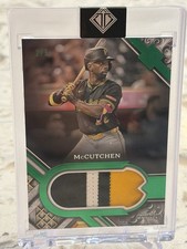 2025 Topps Transcendent Andrew McCutchen  #2/5.   4 Color Game Used Patch