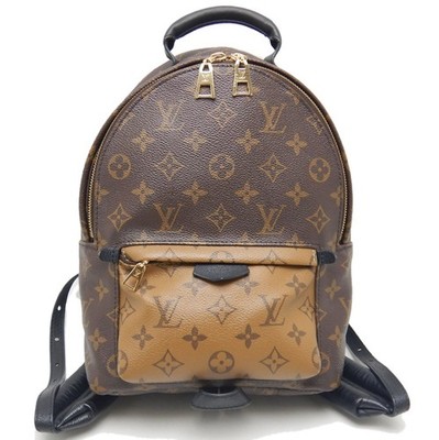 LOUIS VUITTON Backpack Palm Springs PM Monogram Reverse M43116 Brown/252393