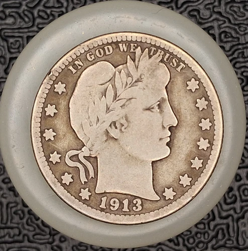 1913-D Denver Mint Barber Quarter