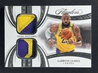 2024-25 Panini Flawless LeBron James #DP-LBJ Dual Jerseys Patches Lakers /25