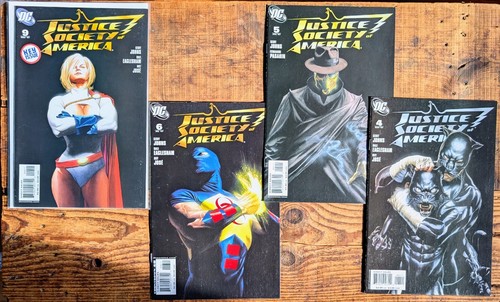 🔑 JUSTICE SOCIETY OF AMERICA #1 2 3 4 5 6 9 7 Issue Lot  ALEX ROSS DC 2007 - Picture 3 of 17