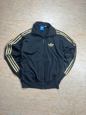 Adidas Originals Firebird Track Jacket Schwarz Gold Größe S Y2K
