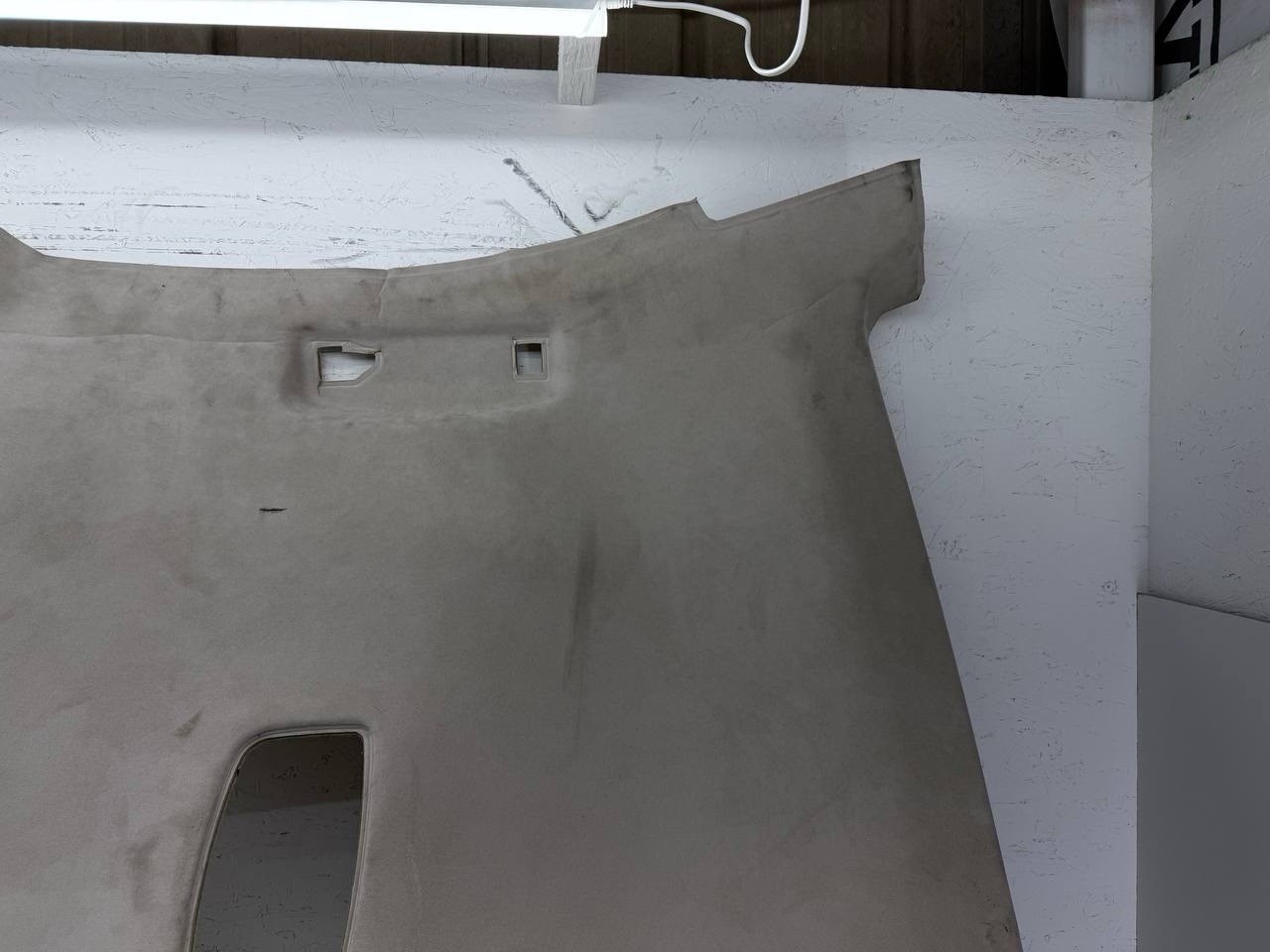 2014-2020 MASERATI GHIBLI M157 UPPER OVERHEAD ROOF HEADLINER COVER PANEL White
