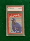 Ken Griffey Jr. 1990 Donruss rookie card. PSA graded NM-MT 8