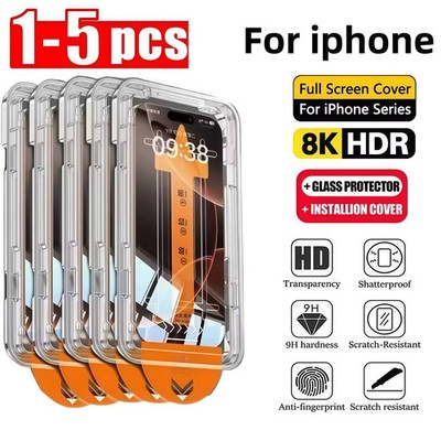 Staubfreie Displayschutzfolie für iPhone 17 Air 17 Pro Max 16 15 14 13 | 1-5 Stück