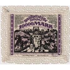 [#288916] Germany, Bielefeld, 10000 Mark, 1923-02-15, UNC, Linen, Grabowski:71, 