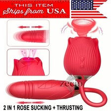 Rechargeable Massage USB Massager Relief Flower Rose Gifts for Women Waterproof