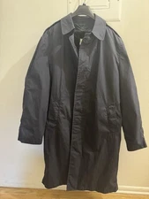 U.S. Military All Weather Coat 42L with Removable Liner Navy Blue 40”