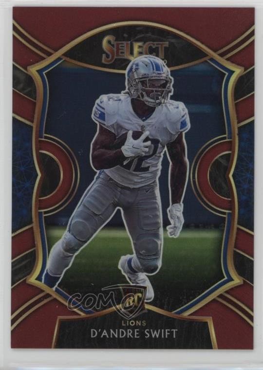 2020 Panini Select Concourse Maroon Prizm 125/149 D'Andre Swift #51 1iu1