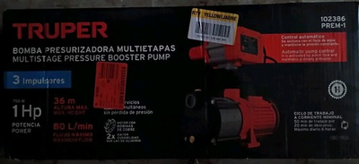 #ad TRUPER PREM 1 HP 373W 1 2 HP Pressure Pump Read Description Parts Only $149.99
