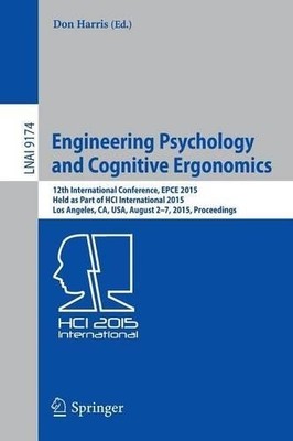 Engineering Psychology and Cognitive Ergonomics - 9783319203720