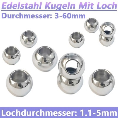 Edelstahl Kugeln Mit Durch Loch 3mm-60mm Edelstahl Perlen Kugellager Stahlkugeln