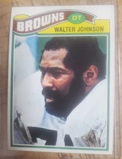 1977 Topps #476 Walter Johnson Cleveland Browns