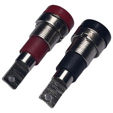 Black And Red Banana Female Jack Socket 4mm Banana Female Connector Panel/chassi