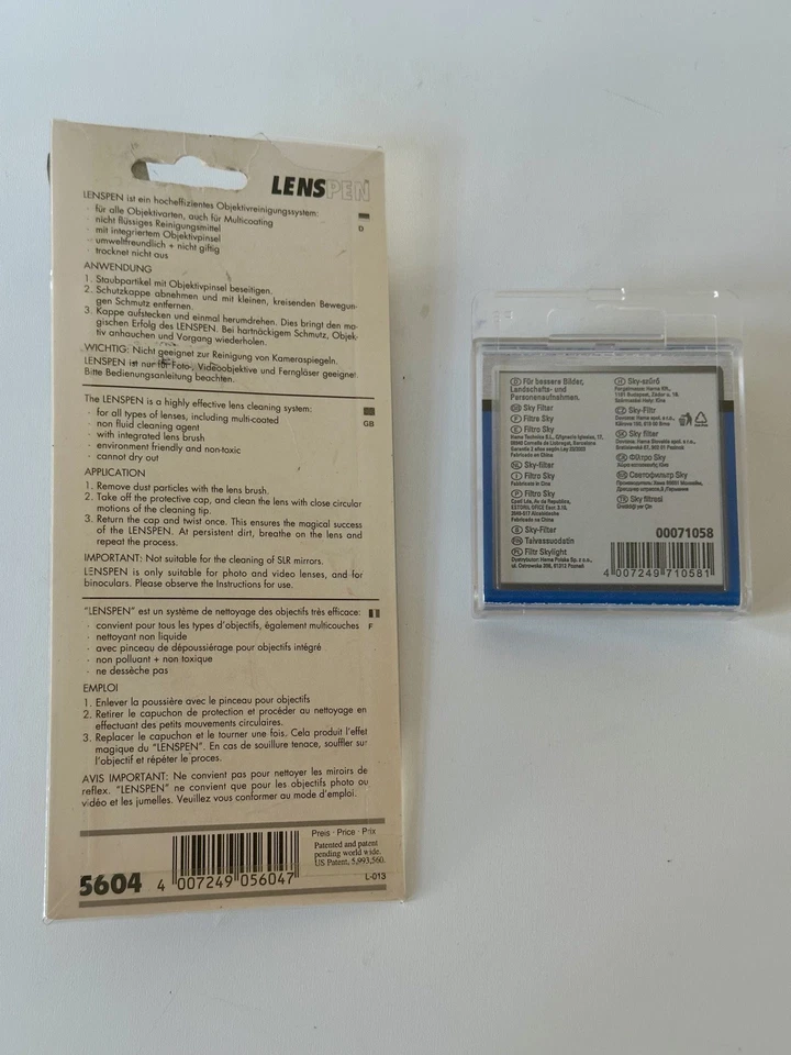 Hama Sky 58mm Filter & Hama Lens Pen Sealed  - Image 2 of 2