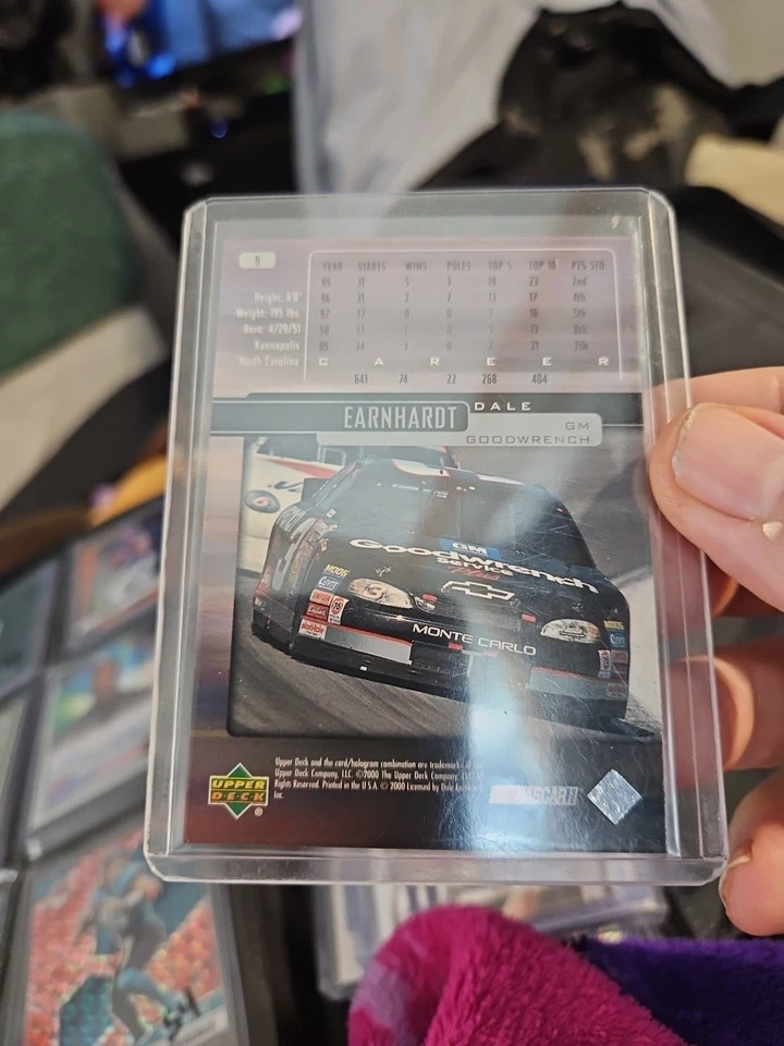 2000 Upper Deck Victory Circle #9 Dale Earnhardt Exclusives Serial /250 S63 - Image 3 of 3