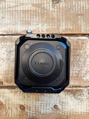 Panasonic LUMIX BGH1 Cinema 4K Box Mirrorless Camera w SmallRig  Cage