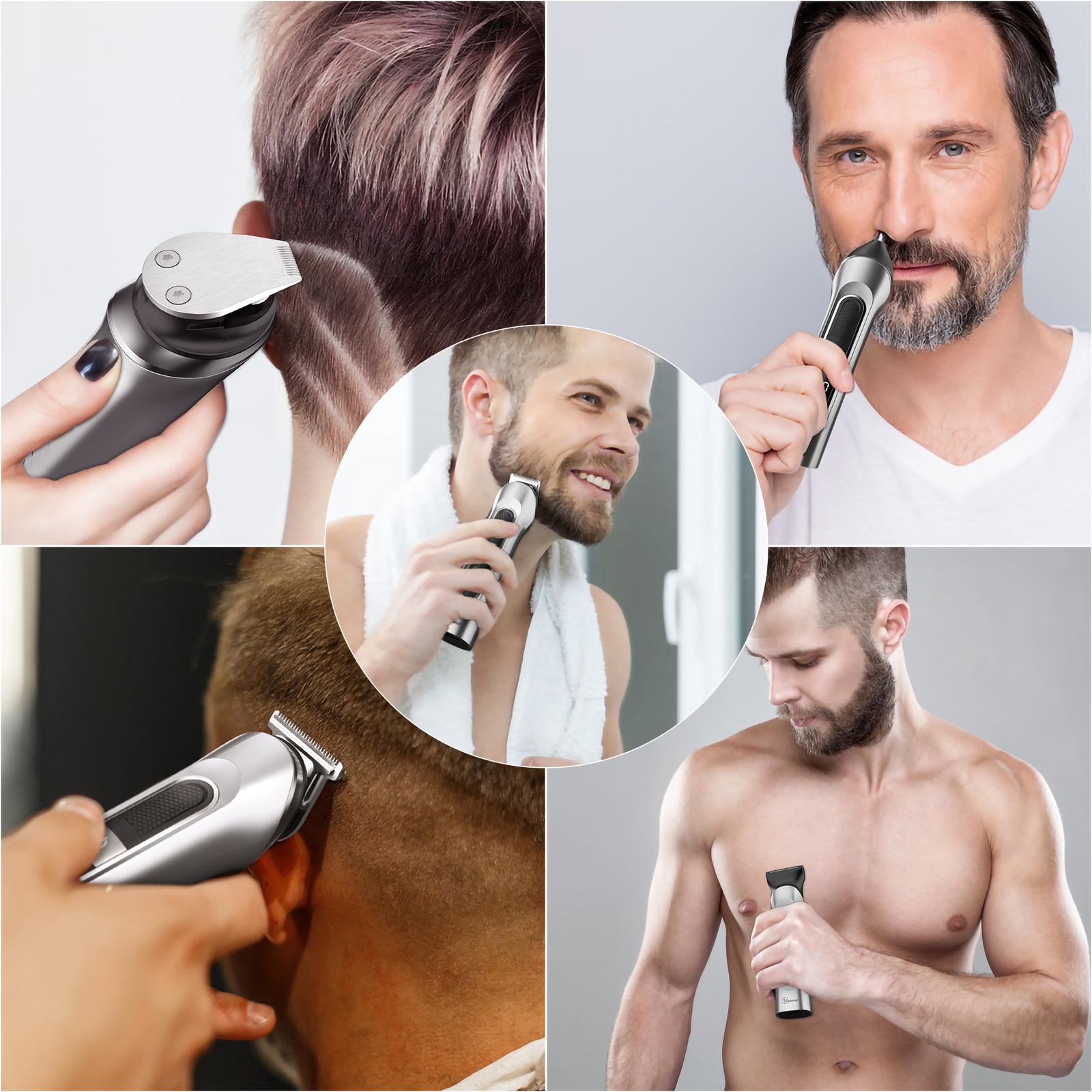 tondeuse barbe sans fil – vue détaillée