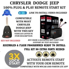 PLUG & PLAY OEM REMOTE ACTIVATED REMOTE START FITS JEEP PATRIOT 2007-2017