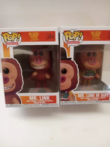 Funko Pop Set, Mr & Mrs Link #584 And 585, Very Good Condition