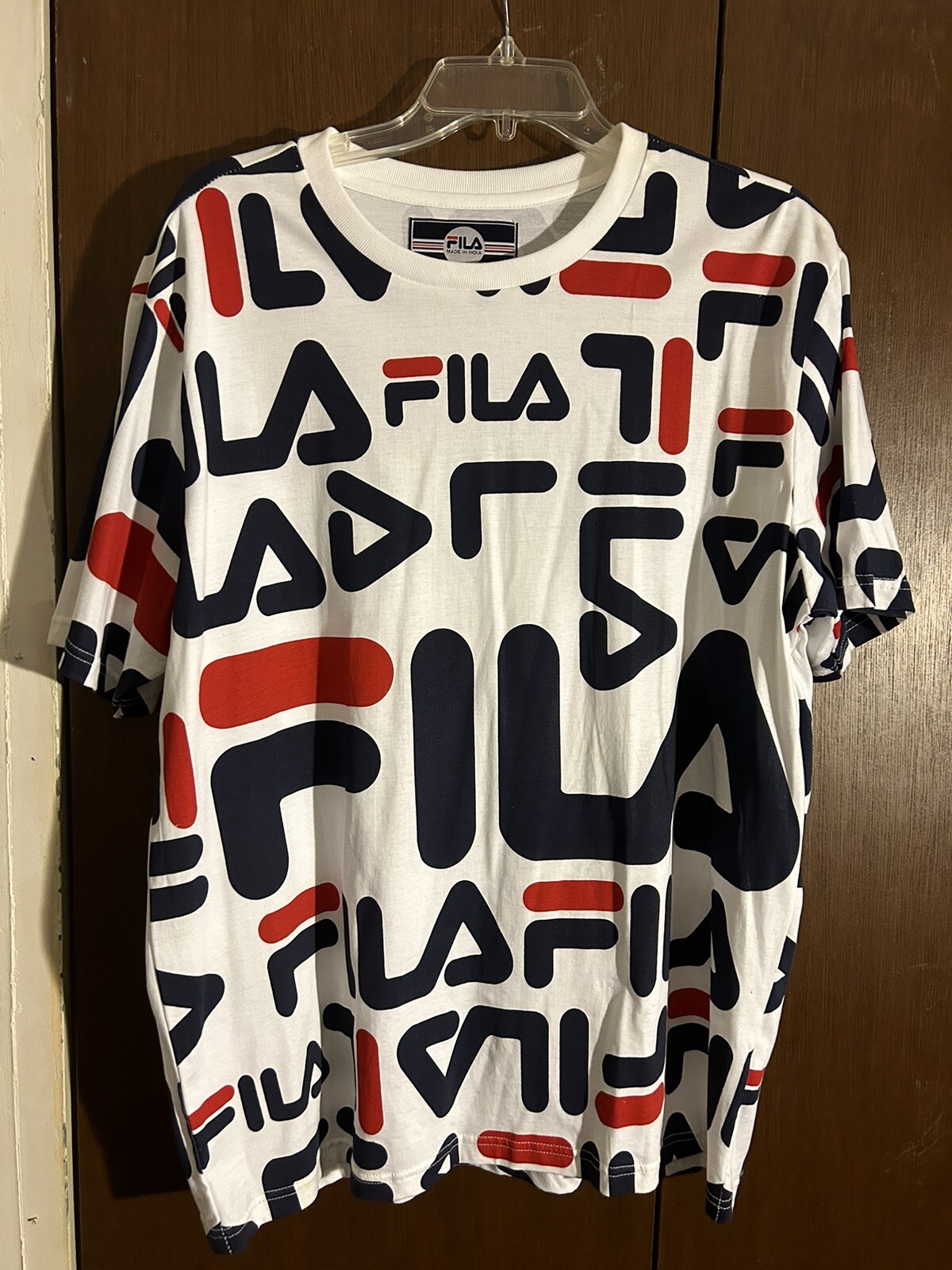 T shirt logo Fila All Over