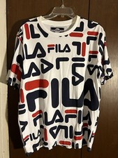 Fila All Over Logo T shirt