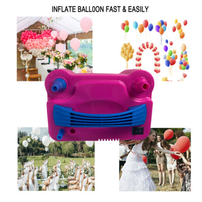 Balloon Pump Electric, Portable Dual Nozzle Electric Balloon Air Inflator/Blower