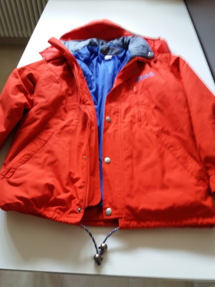 giaccone originale fila double face donna imbottito