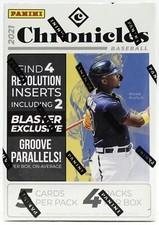 2021 Panini Chronicles Baseball Factory Sealed Unopened Blaster Box ~ (6 Packs)