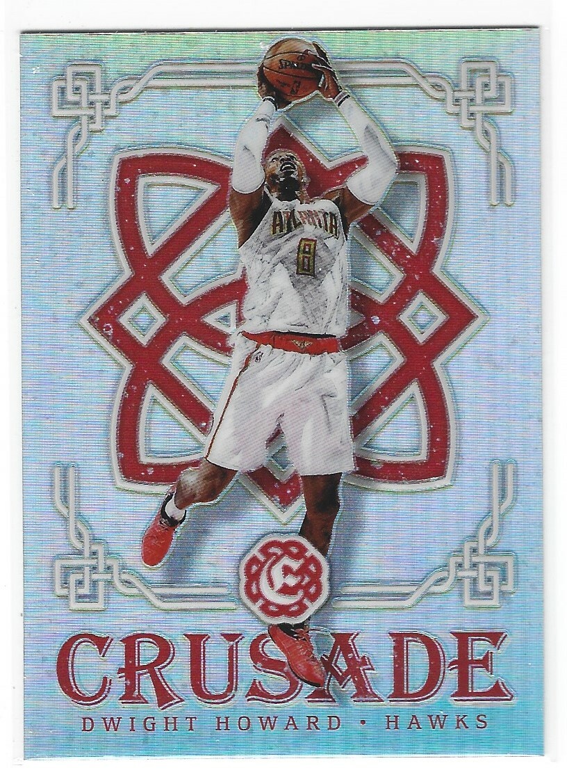 DWIGHT HOWARD 2016-17 EXCALIBUR CRUSADE SILVER PRIZM HAWKS S5
