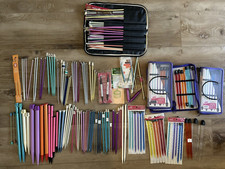 Large Lot of over 95 Pairs of Knitting Needles Bates Boye and Others 7.5 Pounds