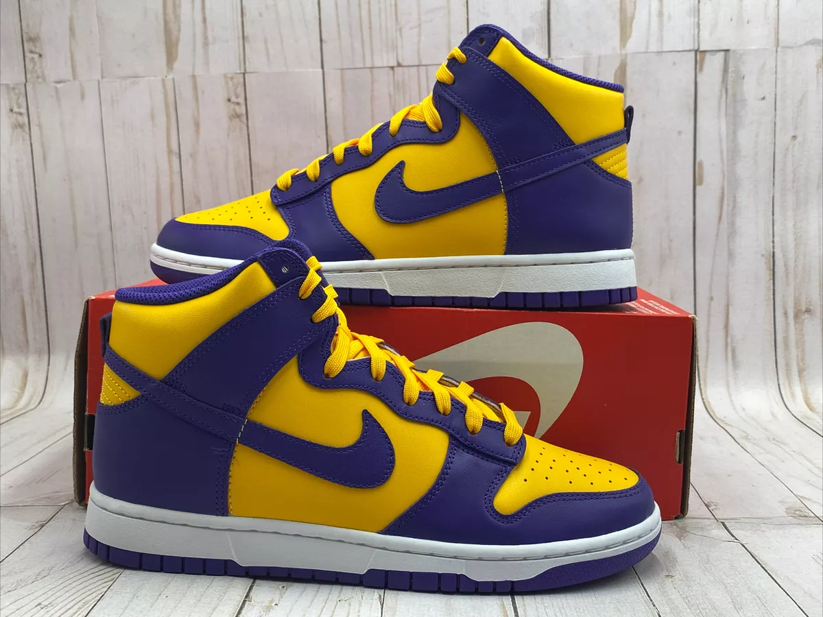dunk high lakers