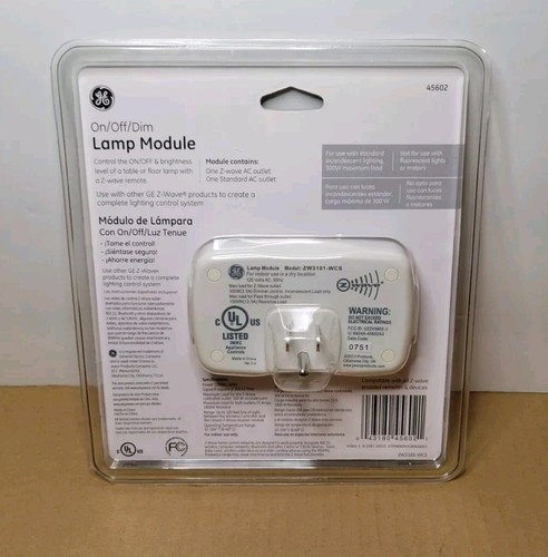 GE 45602 Z-Wave Technology dimmer modulo lampada controllo fulmini wireless - NUOVO! - Foto 4 di 10